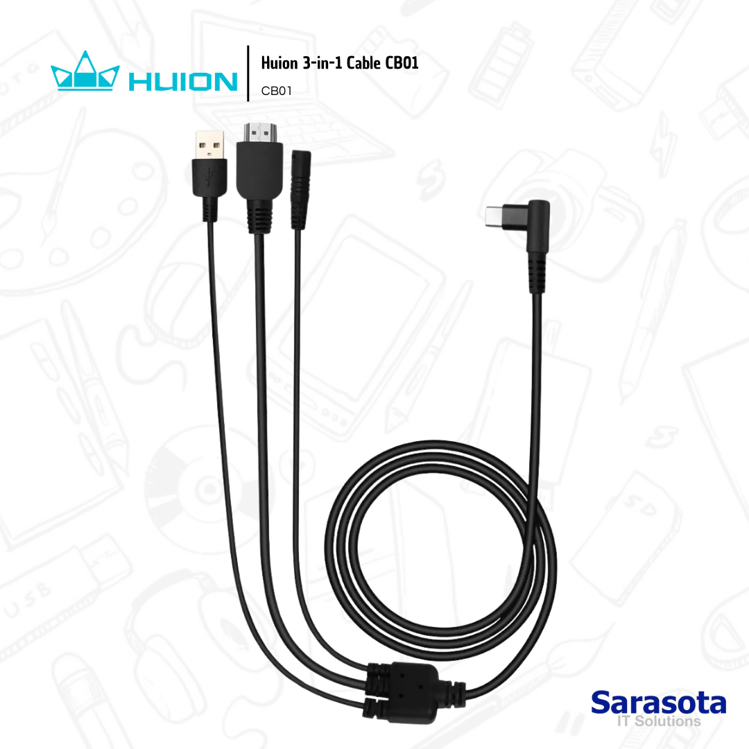 accesorios para electronica - Huion 3-in-1 Cable CB01, CB01