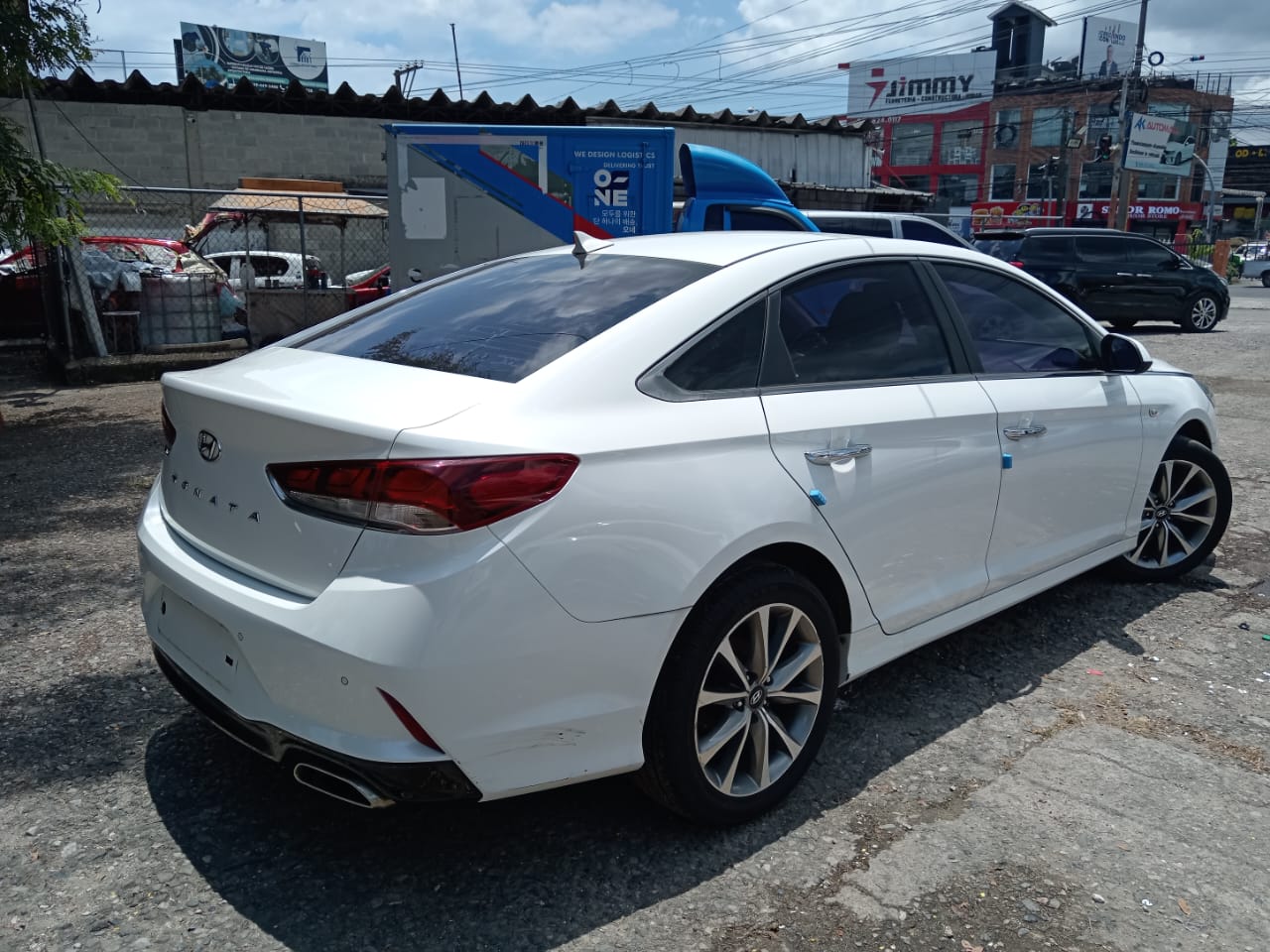 carros - HYUNDAI SONATA NEW RISE 2018 BLANCO 2