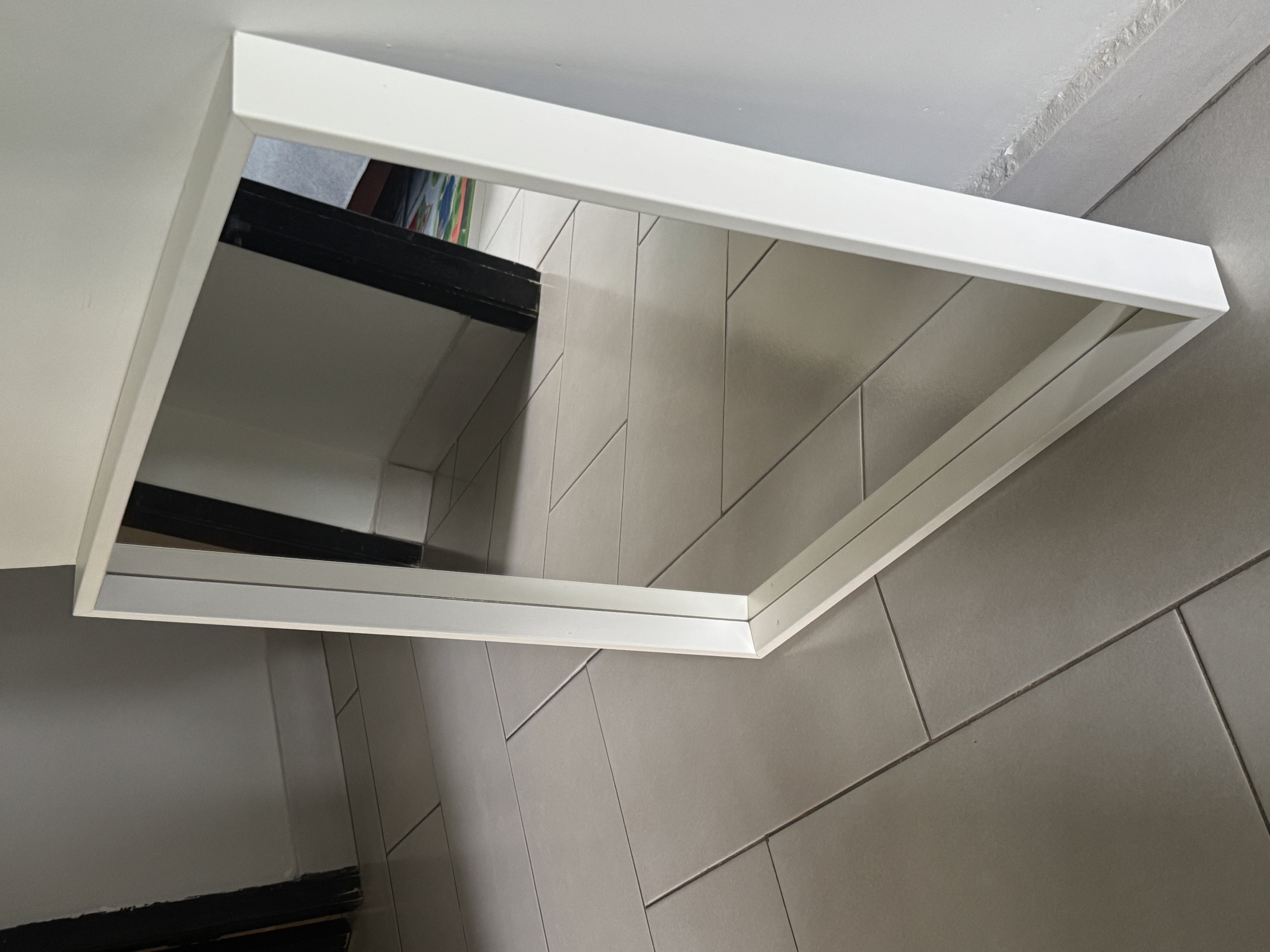 decoración y accesorios - Espejo nuevo blanco  2