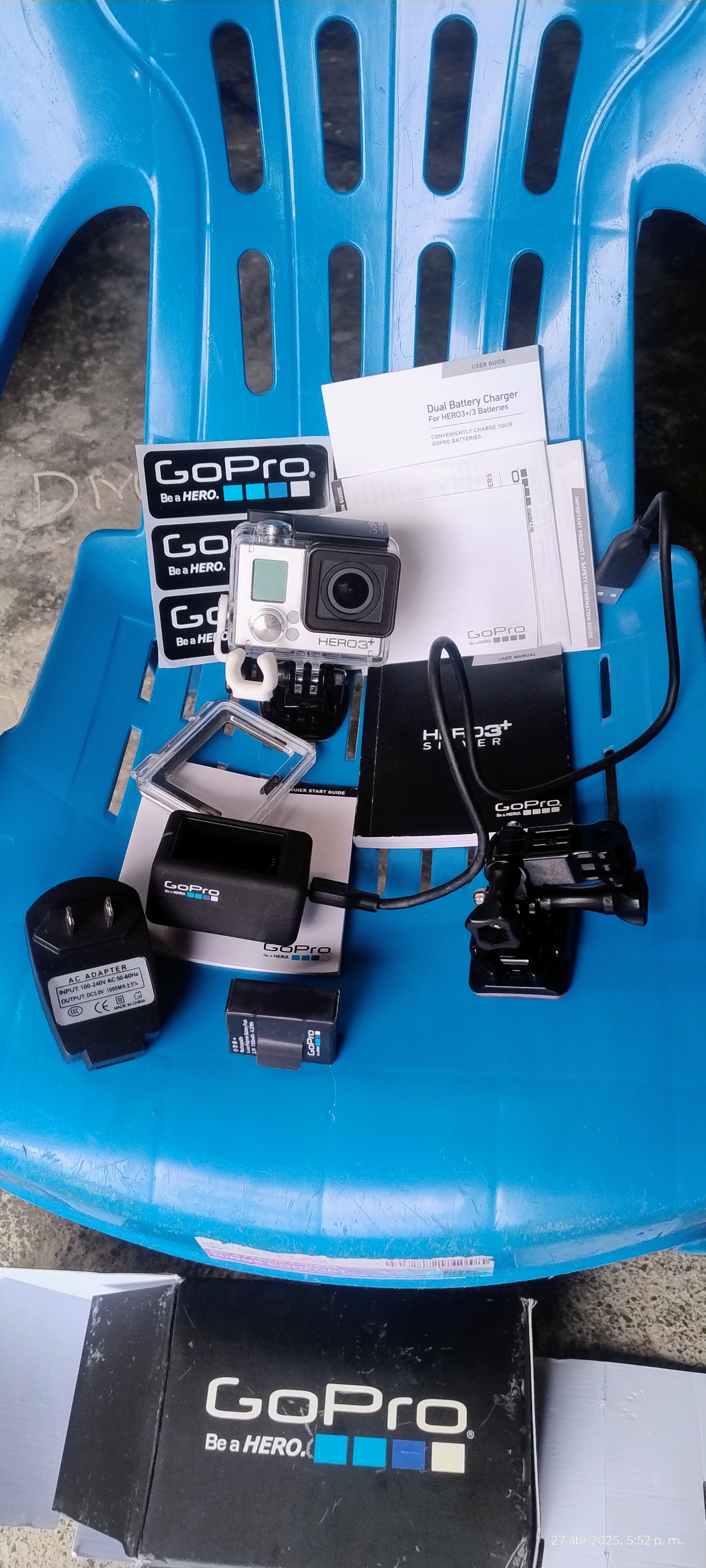 camaras y audio - go pro silver +3 3