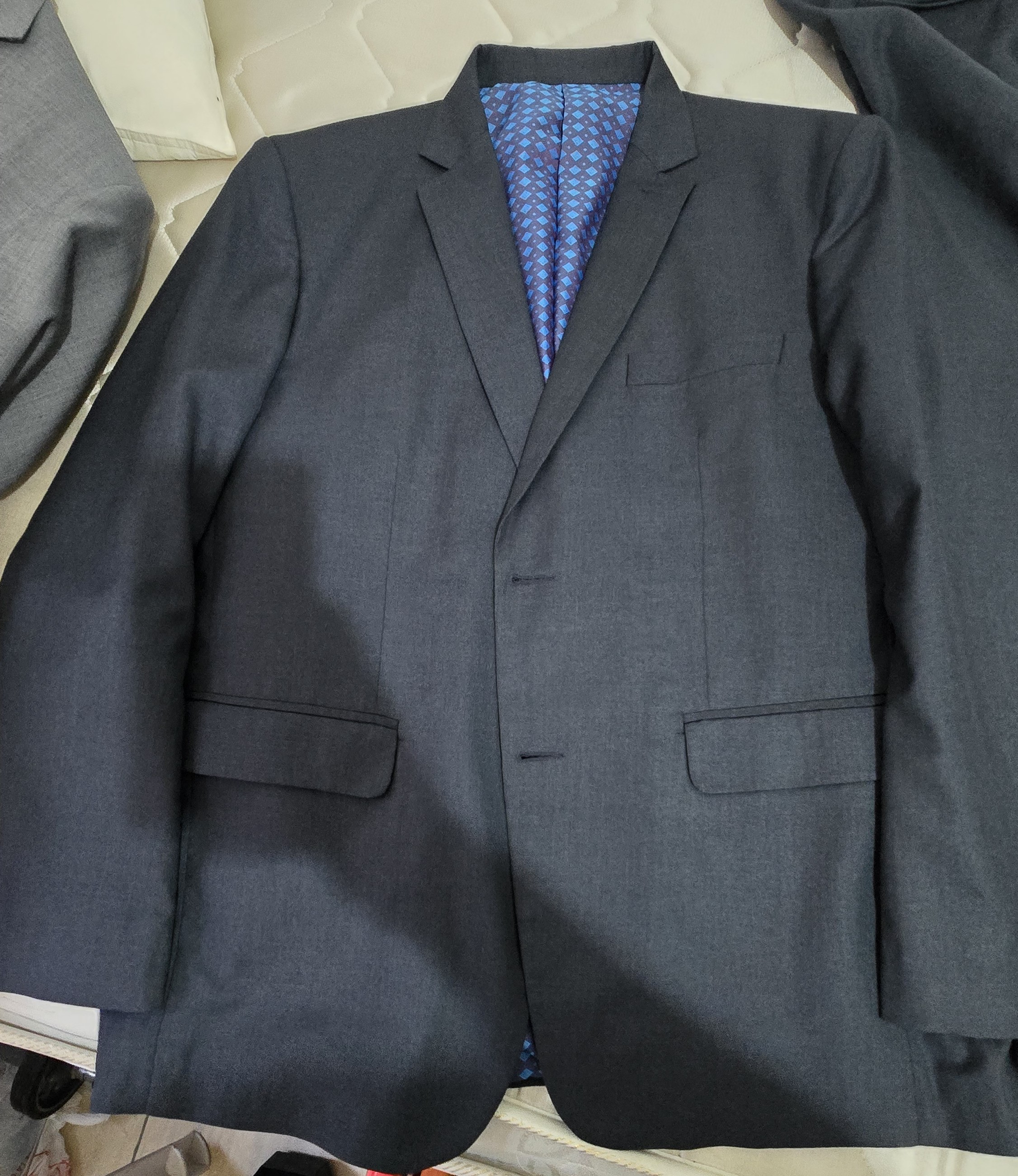 ropa para hombre - **Vendo traje azul 36x30 excelente condiciones 1