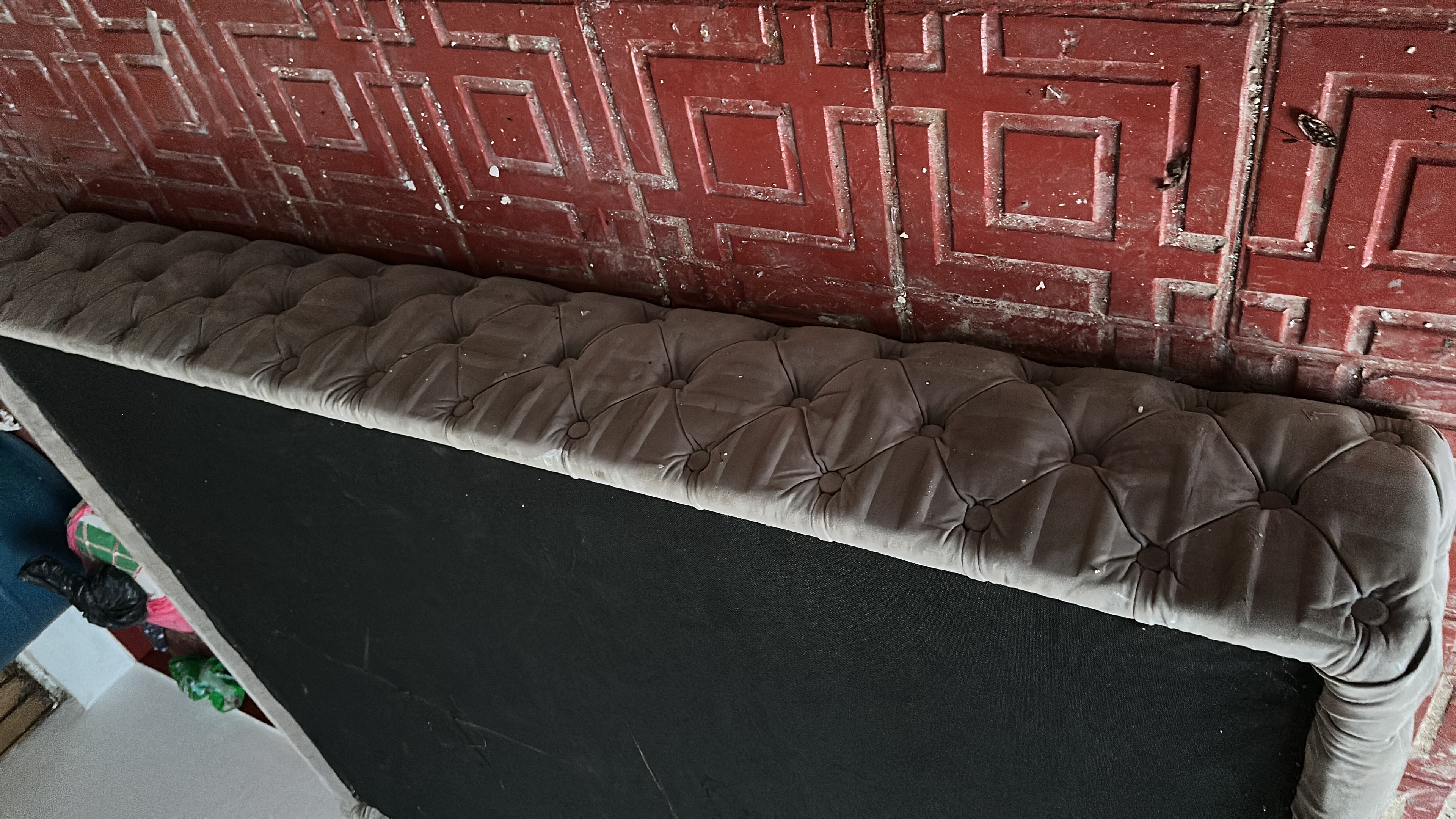 muebles y colchones - base D’60 capitonada por los lados  2