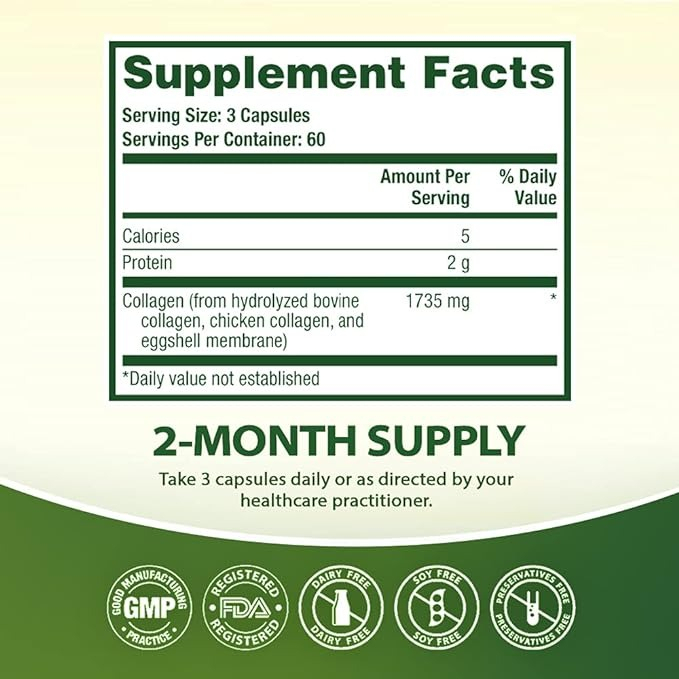 Salud y Equipamiento Médico - Multi Colágeno 1735 mg 180 Caps 1