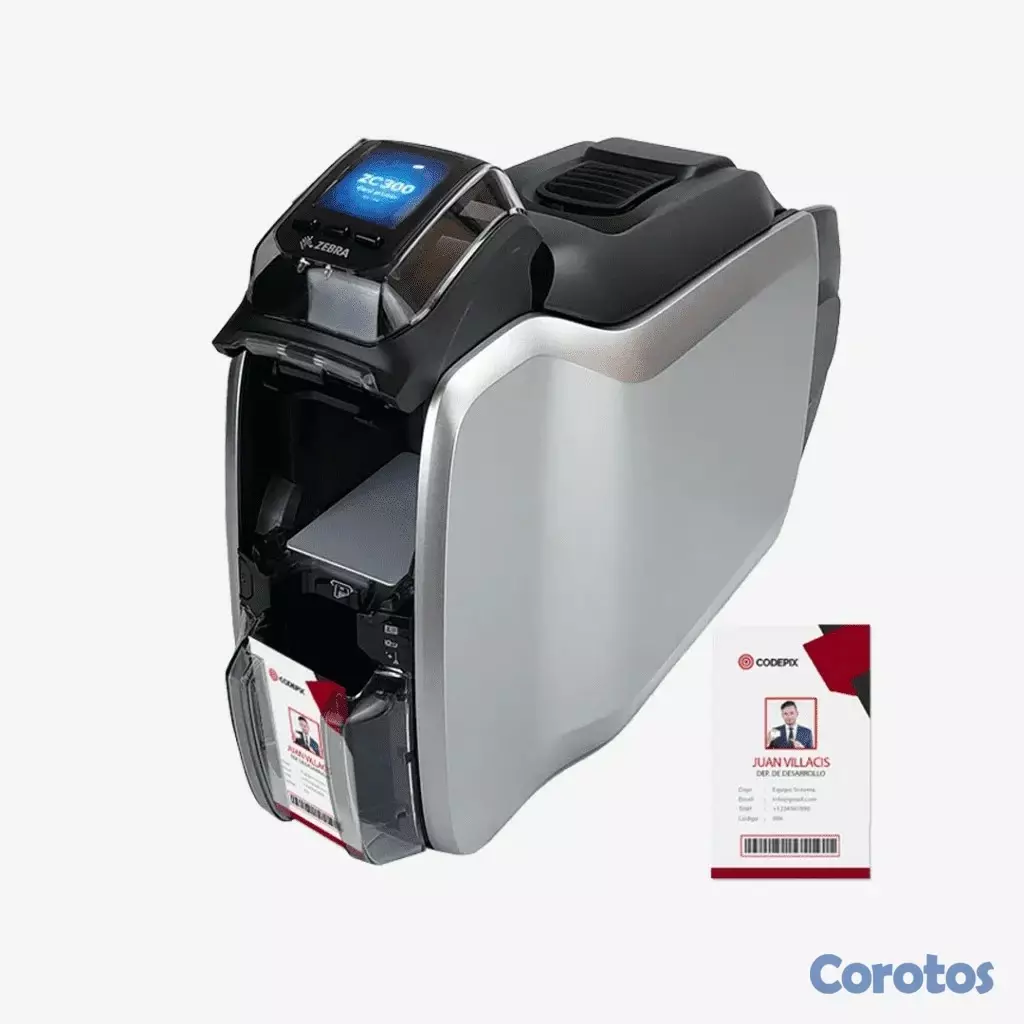 impresoras y scanners - IMPRESOR PARA CARNET ZEBRA  DE TARJETAS DE IDENTIFICACION,CARNET PVC, ZC31 ZC300