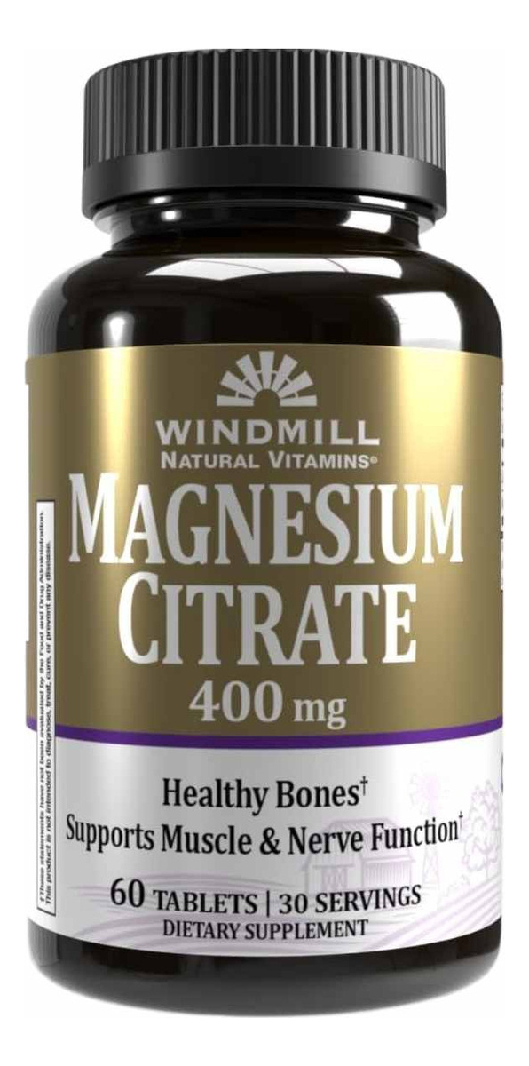 Salud y Equipamiento Médico - Citrato Magnesio 400 Mg 60 tabletas