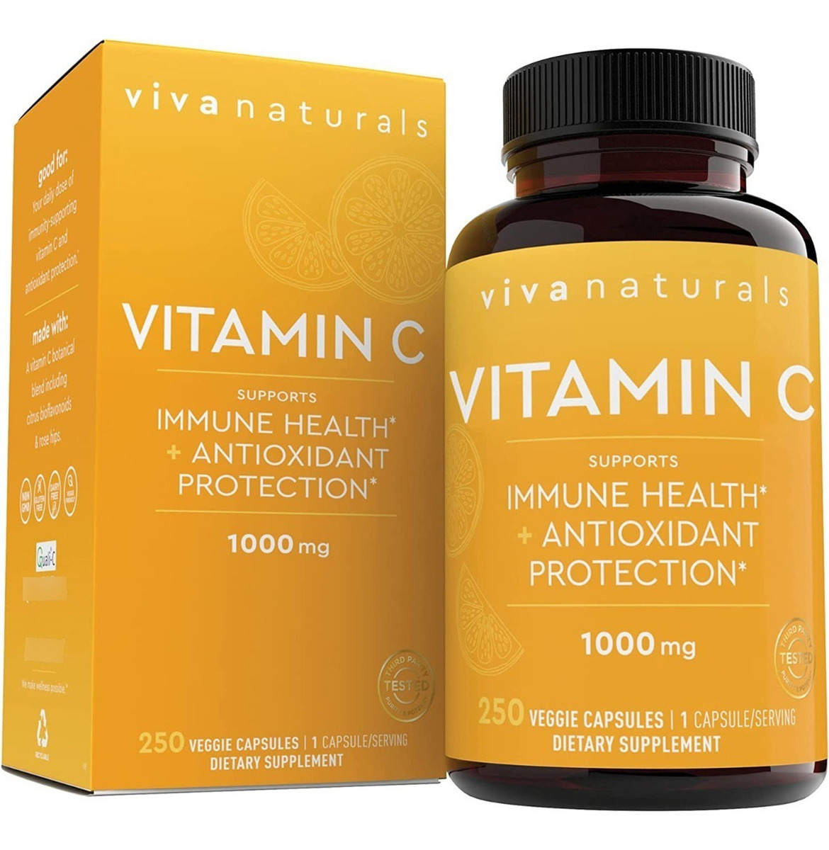Salud y Equipamiento Médico - Vitamina C 250 capsulas Viva Natural