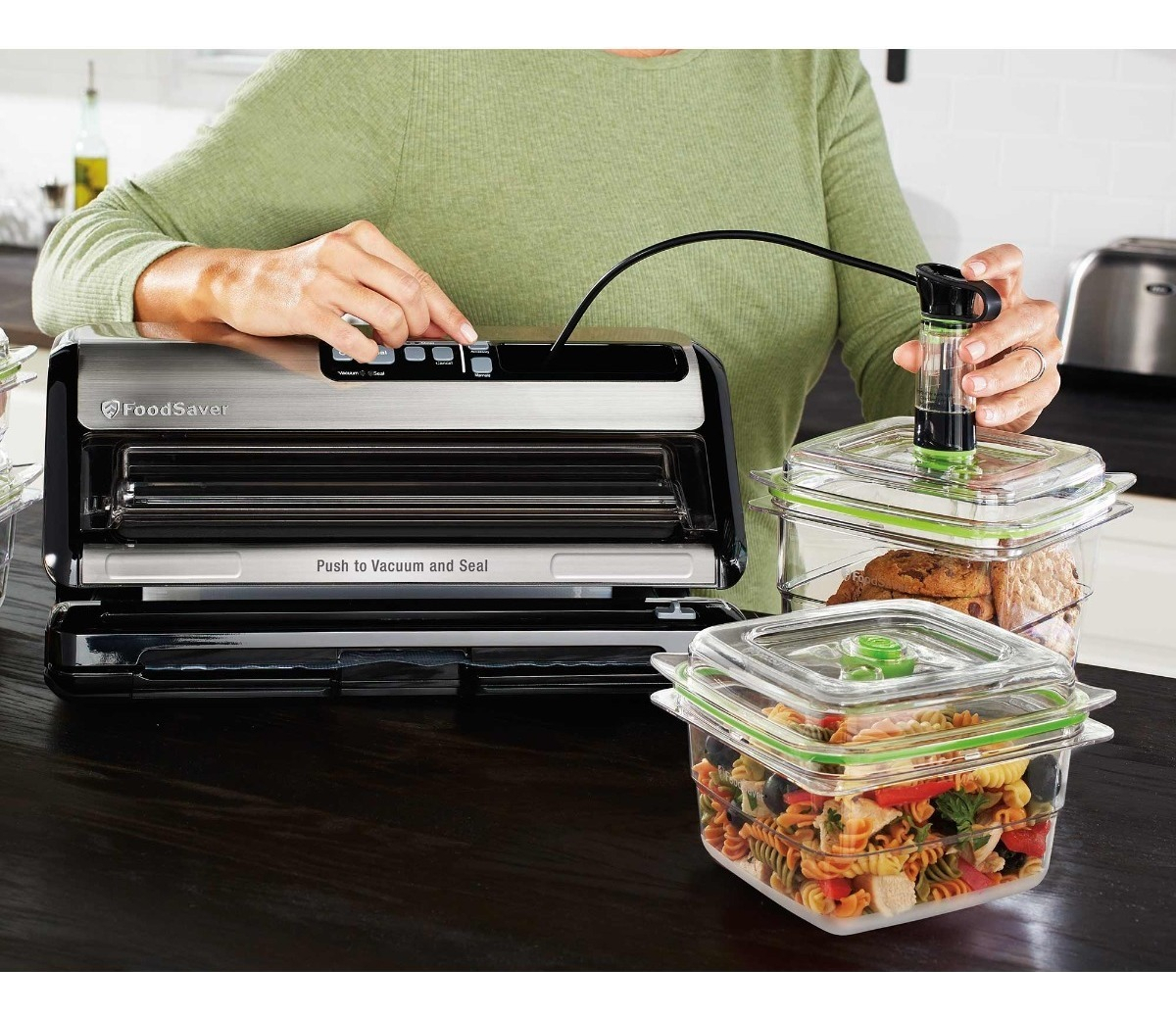 Salud y Equipamiento Médico - Foodsaver Fm5200 Empacadora Automática Al Vacío 2 En 1 3