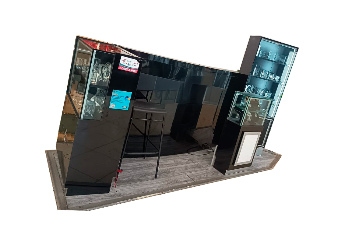 equipos profesionales - Quiosco con Vitrinas – Ideal para Plazas Comercial