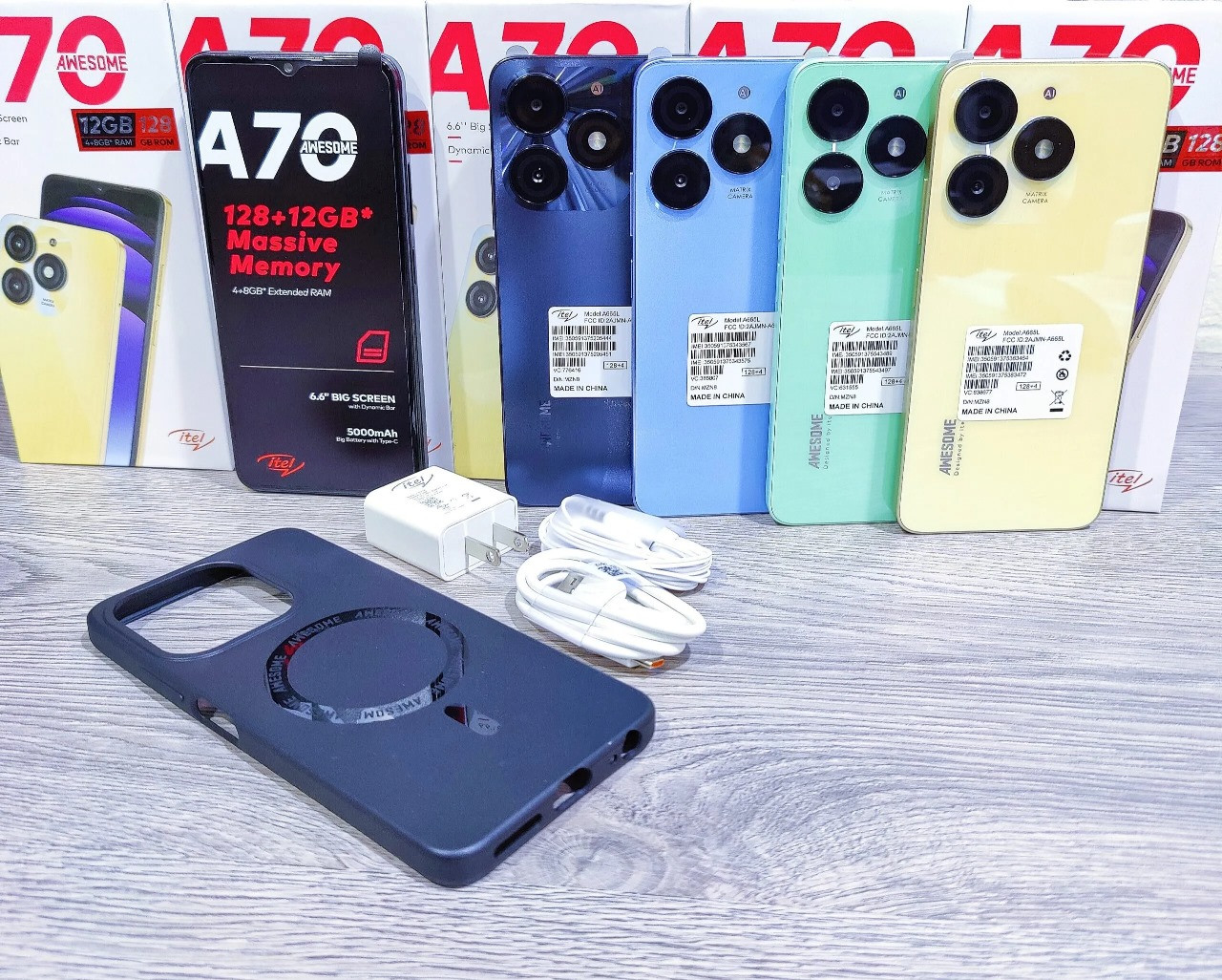celulares y tabletas - ITEL A70 256GB 12 RAM 