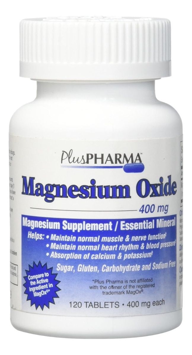 Salud y Equipamiento Médico - Oxido De Magnesio 120 mg  Plusph