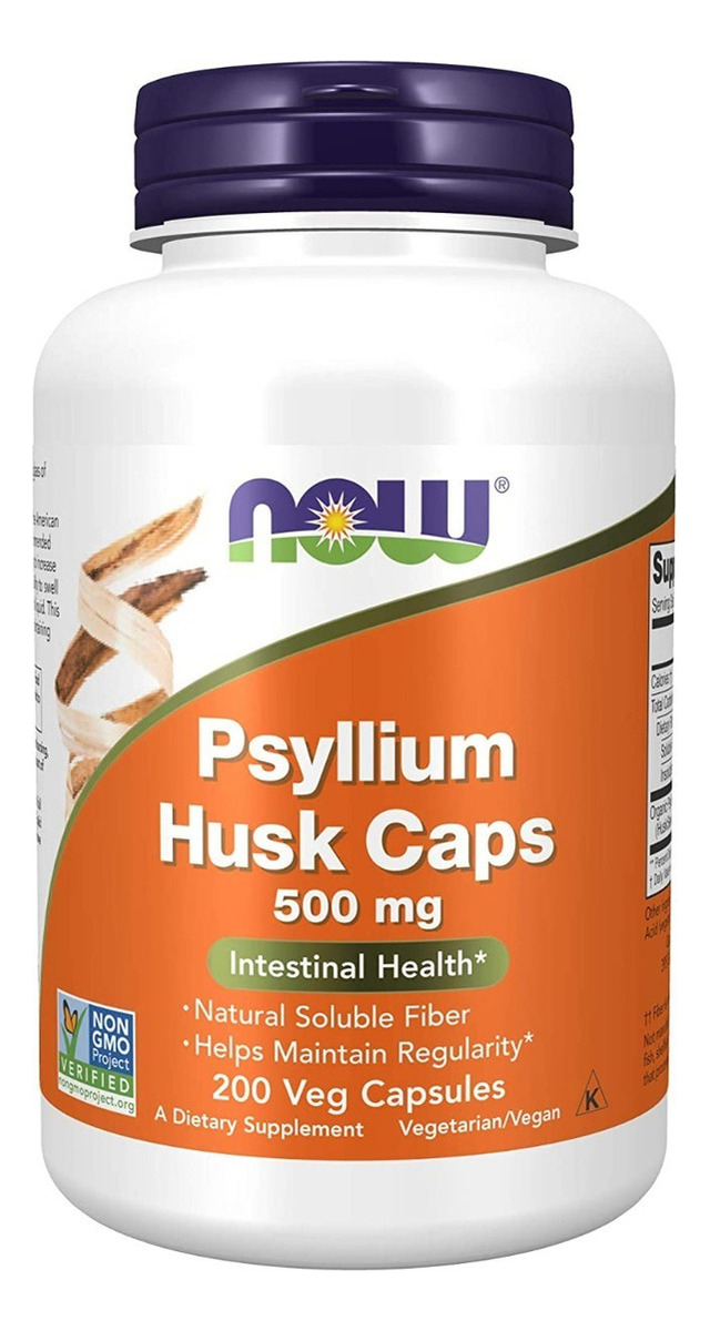 Salud y Equipamiento Médico - Psyllium 200 Caps Now 0