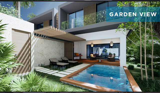 casas vacacionales y villas - Venta de villas en punta cana con piscina zona turística  2