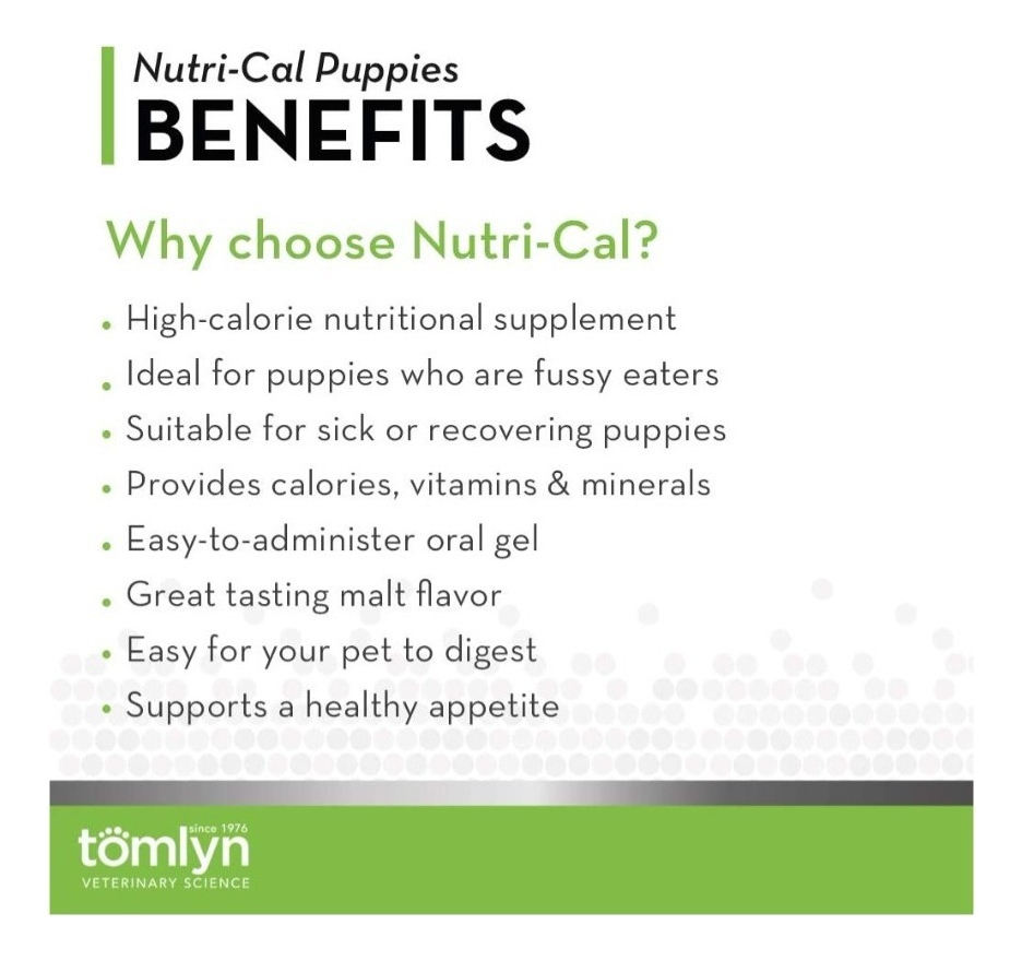 Salud y Equipamiento Médico - Suplemento Vitaminico Cachorros Tomlyn Nutri-cal 4.25 Oz 1