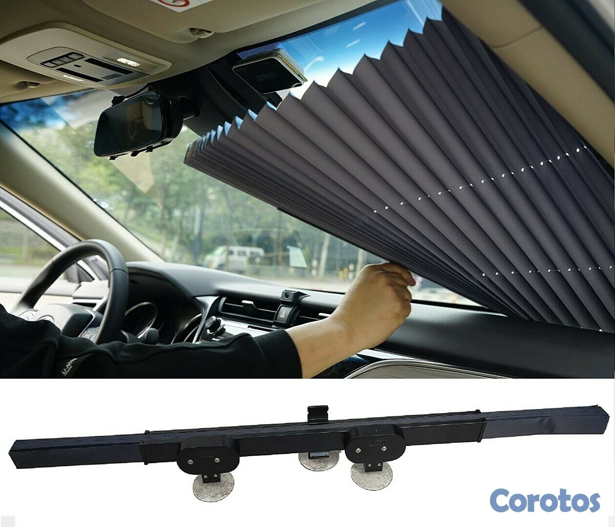 otros electronicos - Parasol retráctil para vehiculo 1