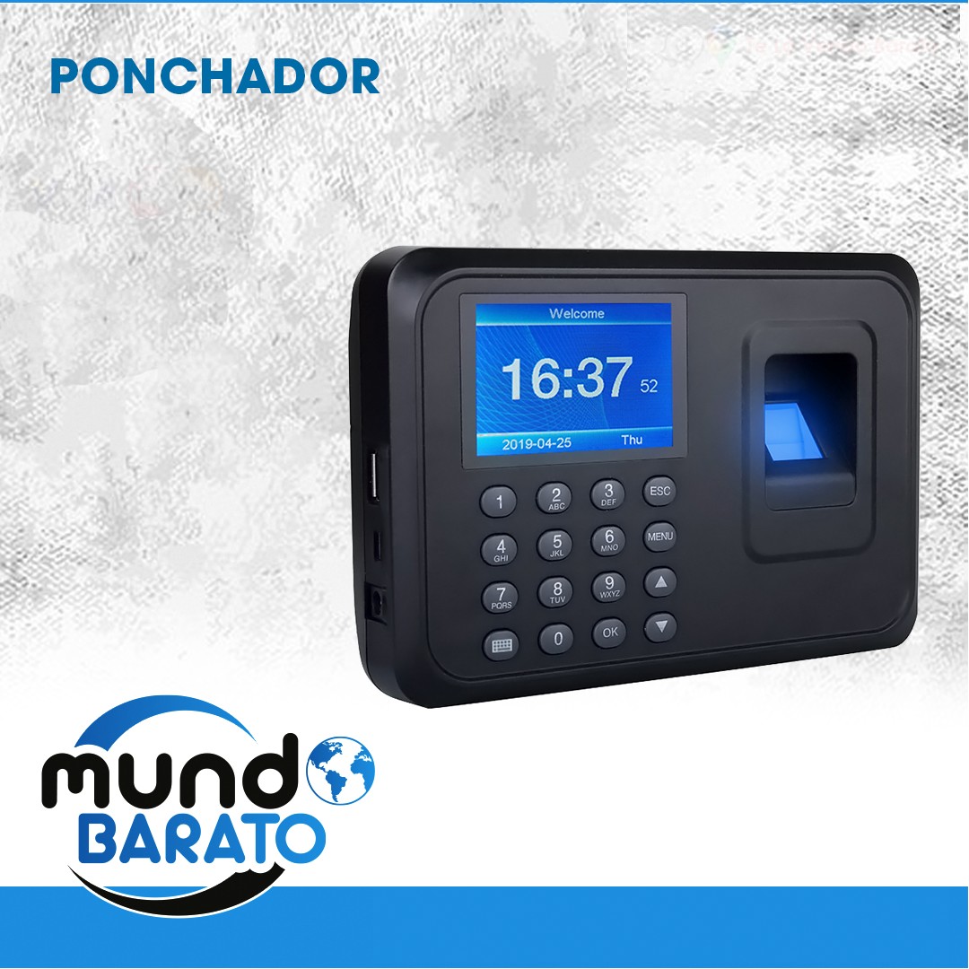 herramientas, jardines y exterior - Ponchador de asistencia, escáner biométrico de reconocimiento de huellas 0