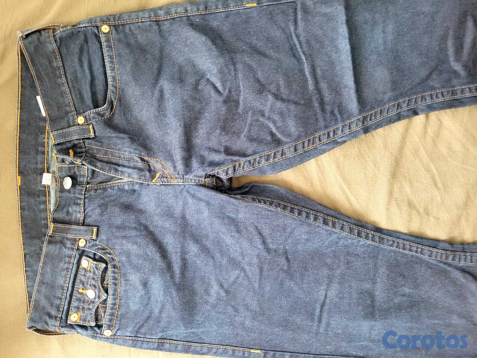 ropa para hombre - Jeans True Religion azules de hombre size 34  2