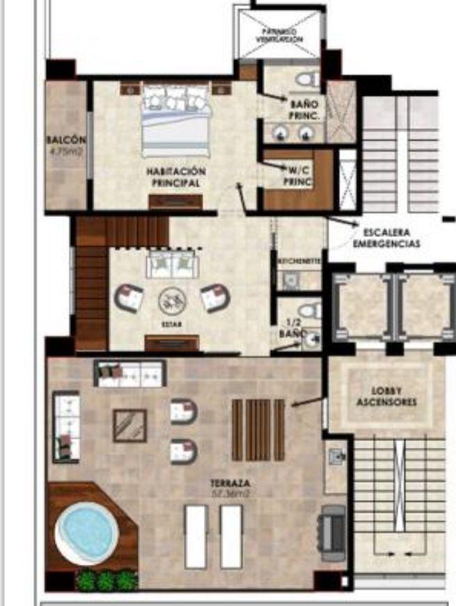 penthouses - Penthouse en  Paraiso Nuevo Recibo Solar paraiso 8