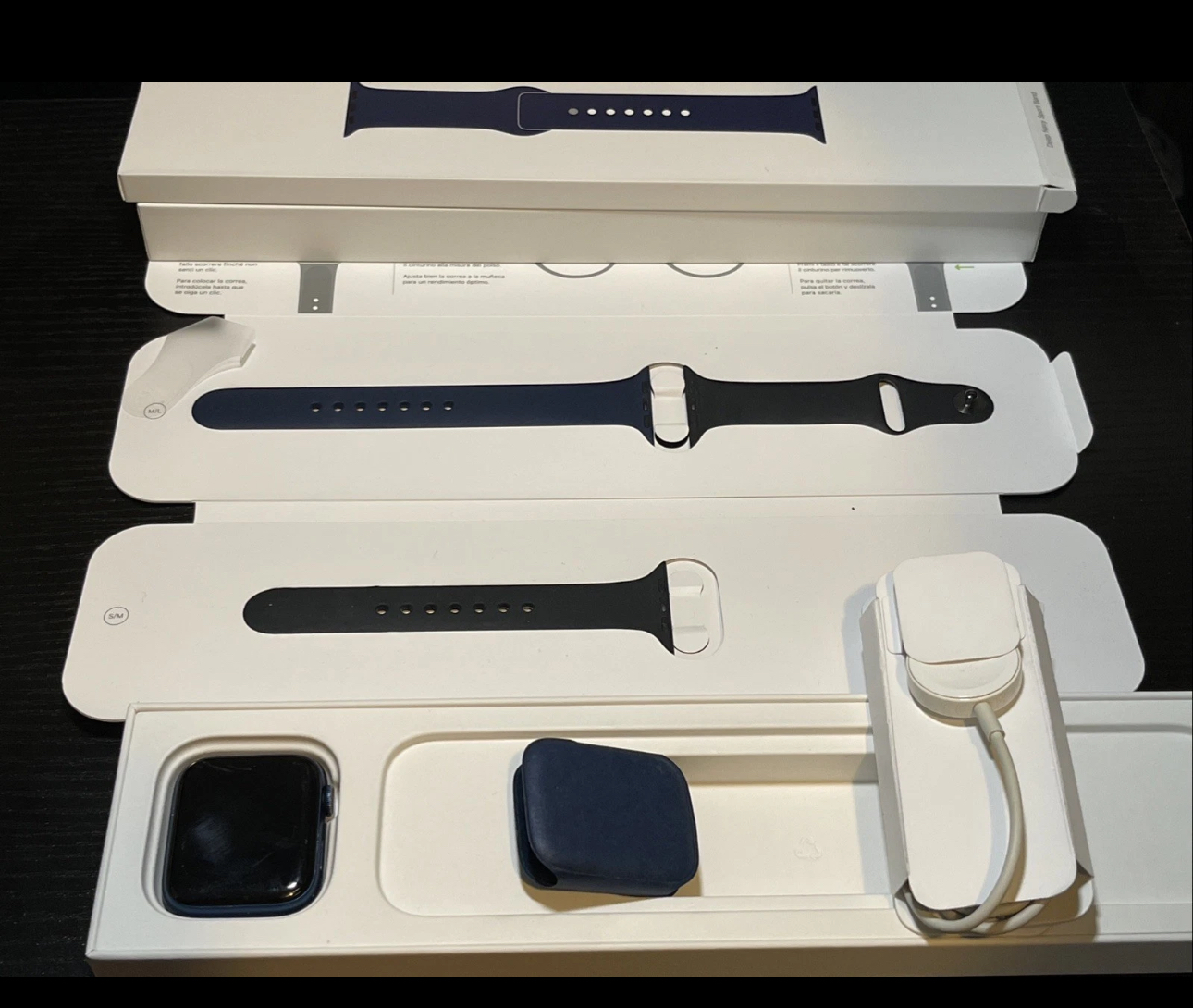 otros electronicos - RELOJ APPLE WATCH SERIE 6 44MM ORIGINAL GPS+LTE EN 0