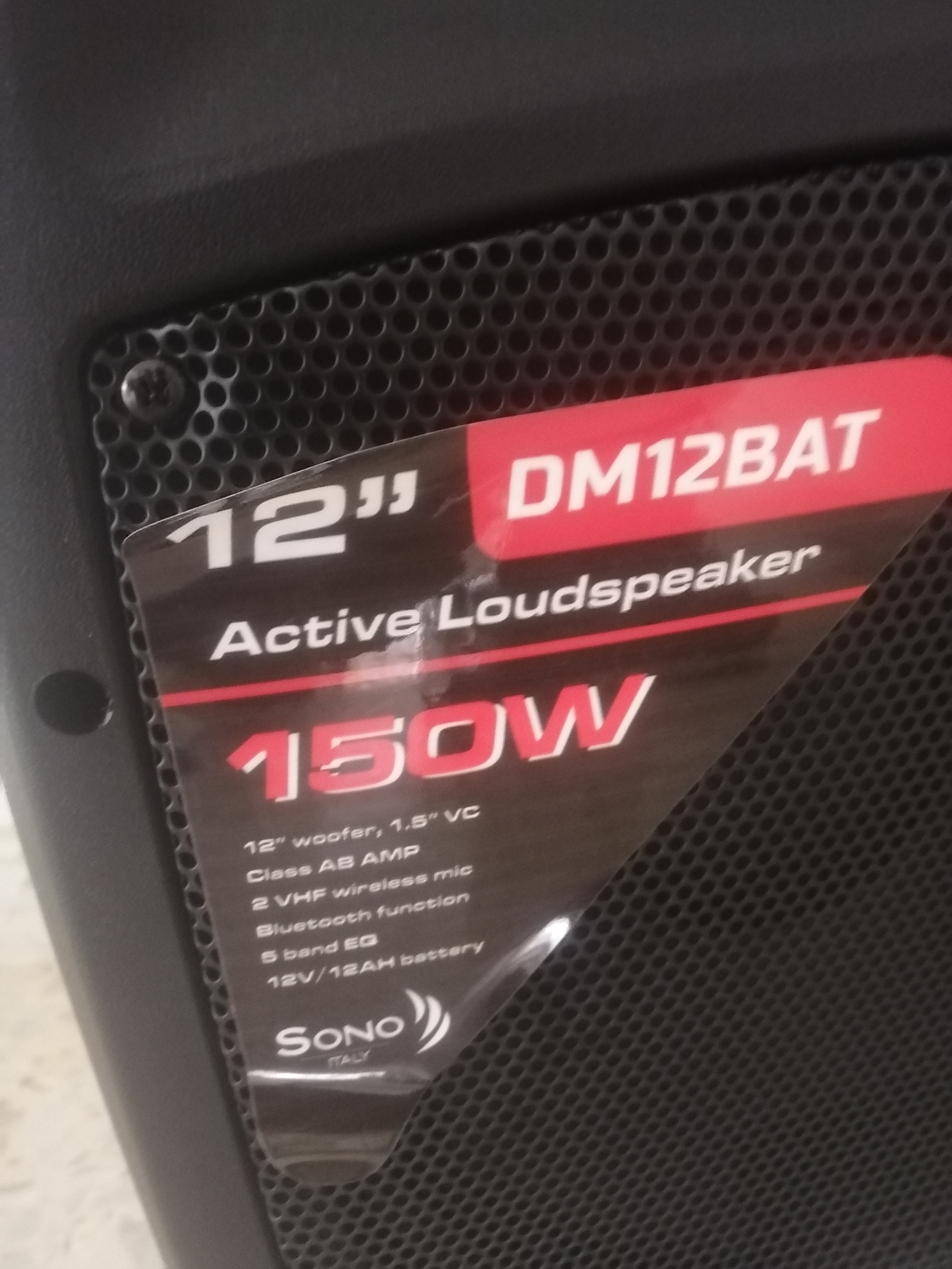otros electronicos - Bocina Sono Italy de 12' 150 watts Recargable. (Nueva)  2