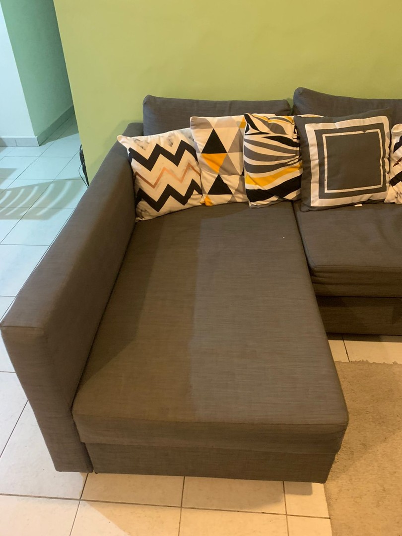 muebles y colchones - Sofá cama 3 plazas Skiftebo gris oscuro IKEA REMATE RD$ 38,500 5