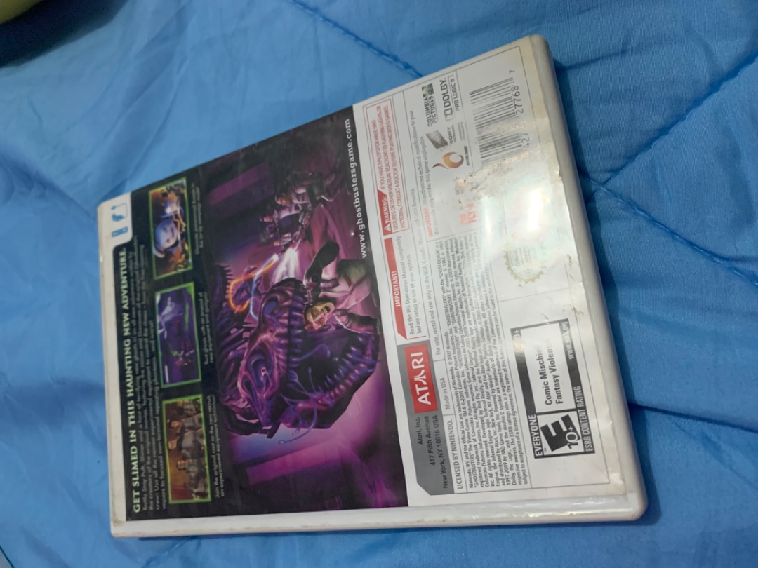 consolas y videojuegos - Cinta de Wii Cazadores de Fantasma 