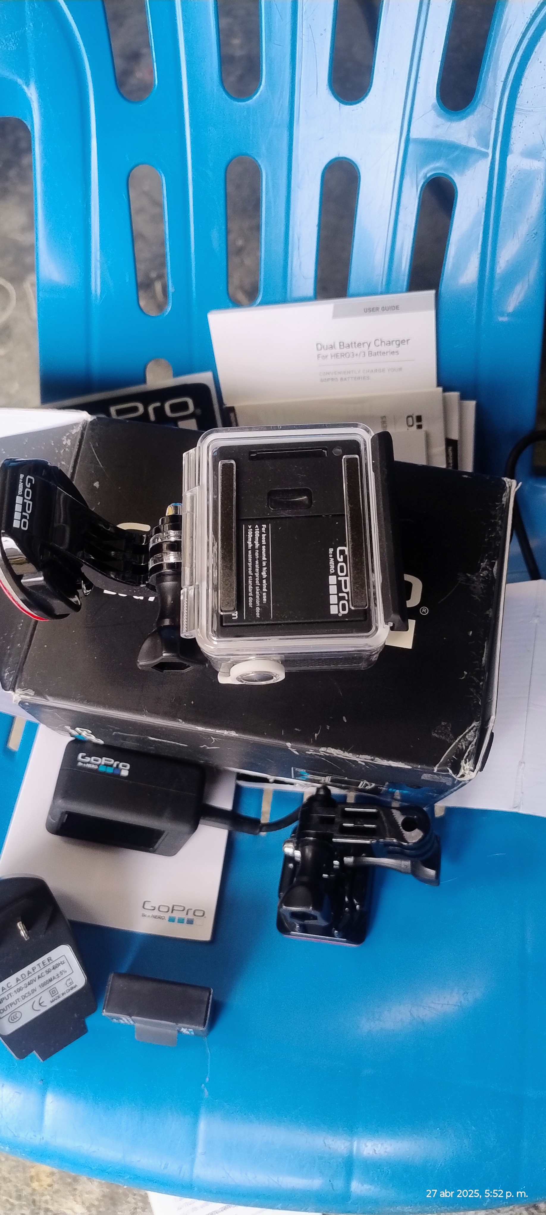camaras y audio - go pro silver +3 5