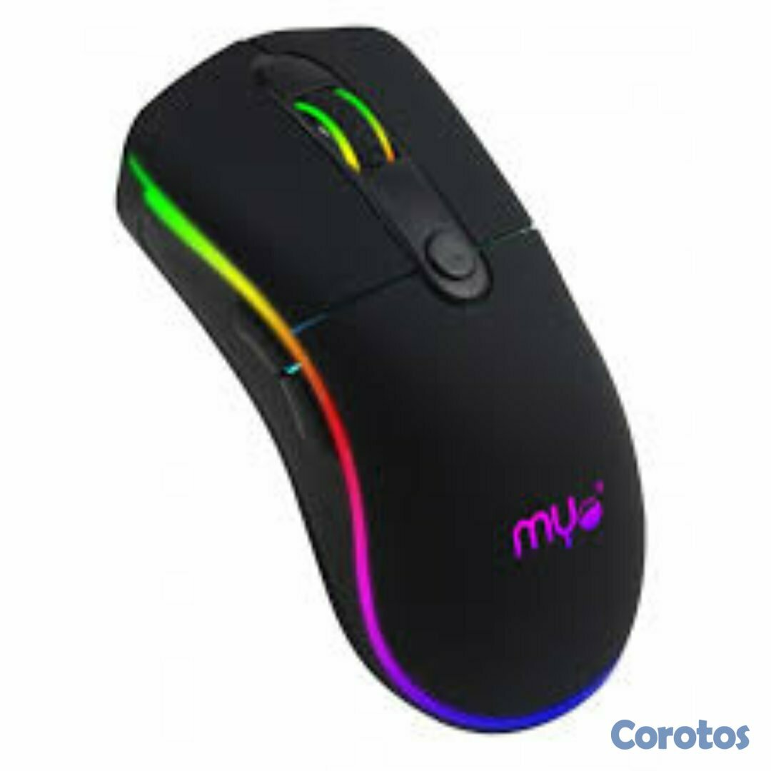 computadoras y laptops - MOUSE GAMING MYO SERIE 8, SENSOR ÓPTICO 6 BOTONES, VELOCIDAD DEL MOUSE AJUSTABLE