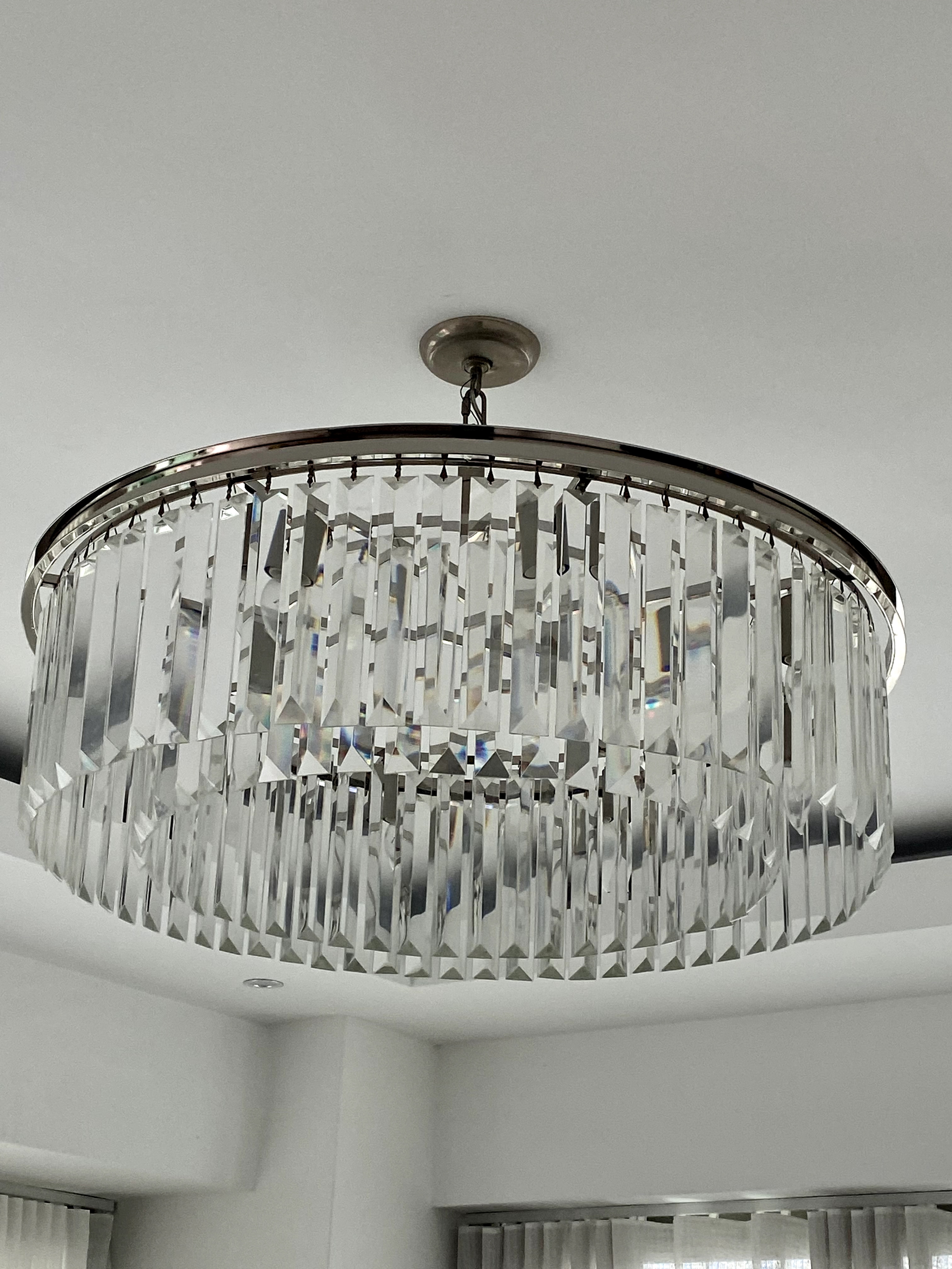 decoración y accesorios - lamparas de lujo para sala/ comedor como nueva  1