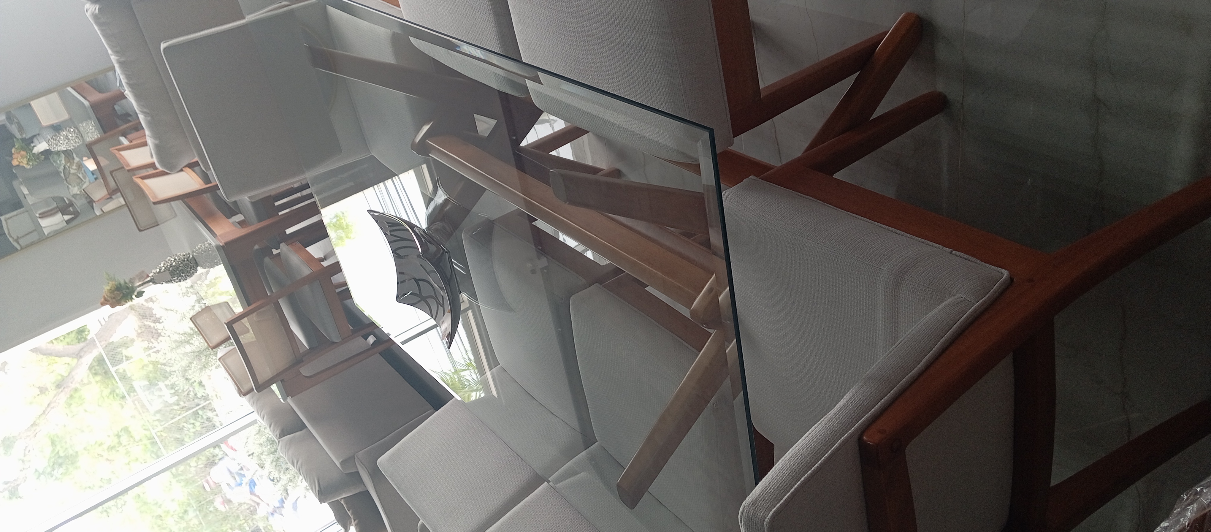 muebles y colchones - comedor de caoba