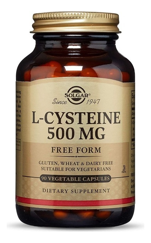 Salud y Equipamiento Médico - L-cysteine 500 Mg Solgar, 90 Cápsulas Vegetales 0