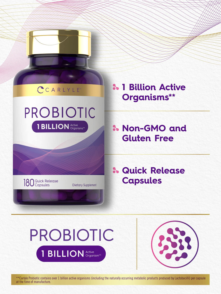 Salud y Equipamiento Médico - Probiotico Carlyle Para La Salud Digestiva 2
