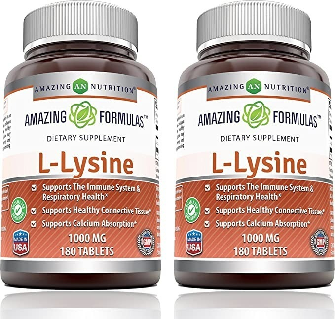 Salud y Equipamiento Médico - L-lisina Pack 2 Amazing Formula