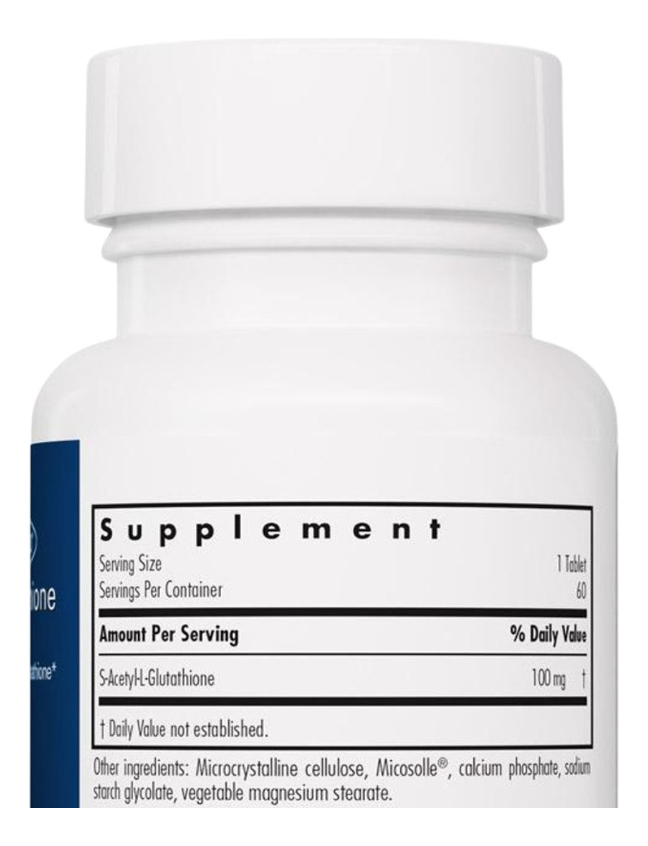 Salud y Equipamiento Médico - Acetil Glutation 100 Mg 60 Tabletas 1