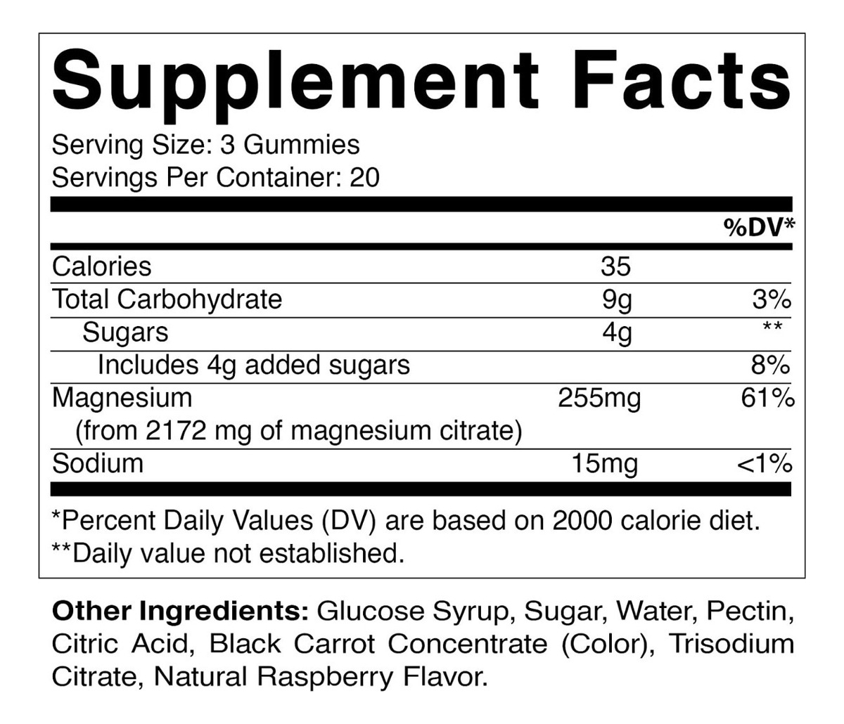 Salud y Equipamiento Médico - Citrato Magnesio 60gum Vitamati 1