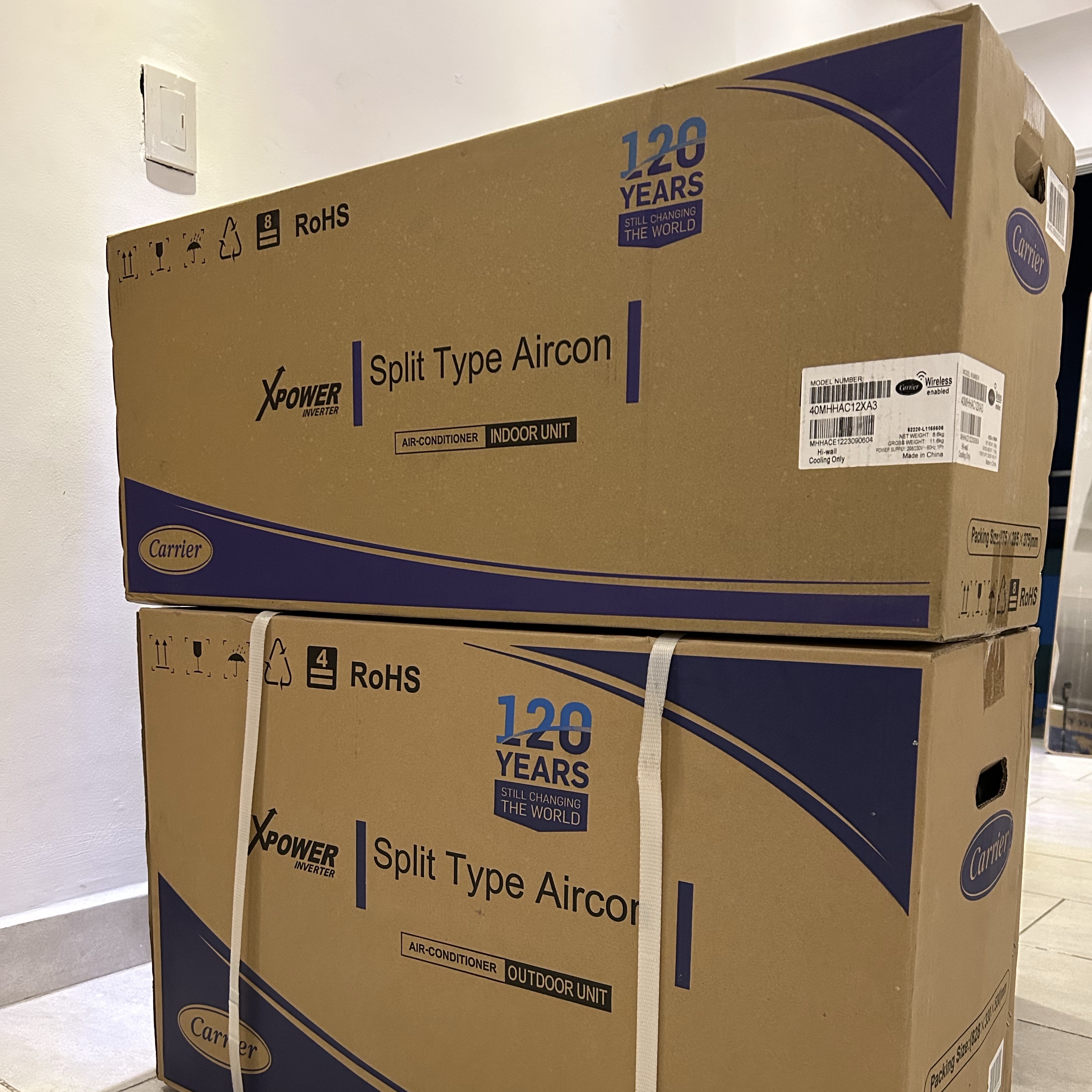 otros electronicos - Aire Acondicionado CARRIER 12k BTU
Eficiencia 21 Sellado ‼️

