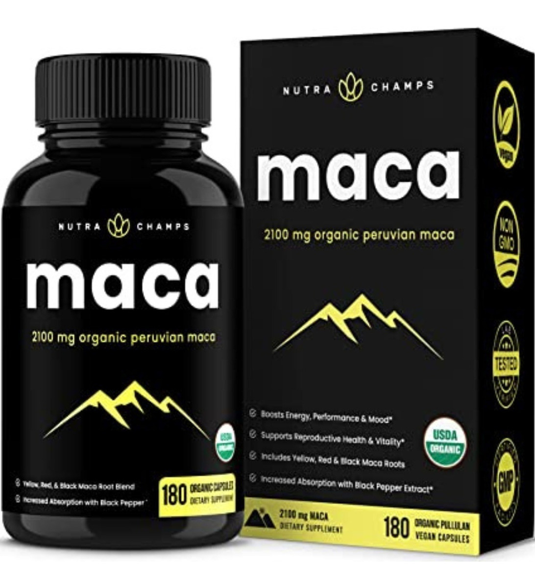 Salud y Equipamiento Médico - Maca 180caps Nutrachamps 2100mg - - Unidad A $1077 0