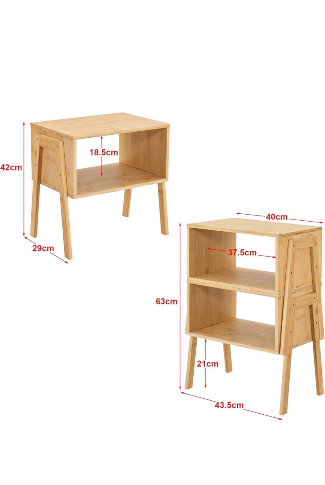 muebles y colchones - MESITAS DE BAMBÚ  1