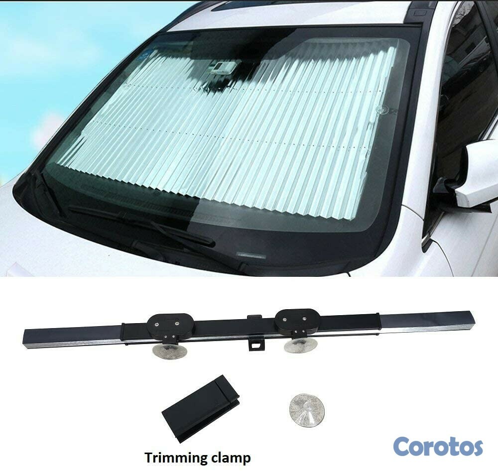 otros electronicos - Parasol retráctil para vehiculo 2