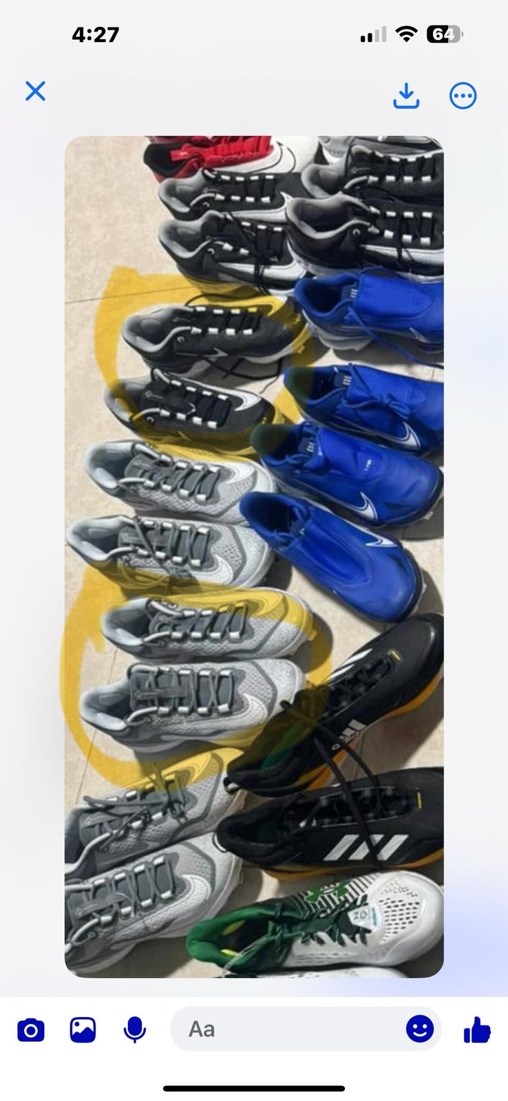 deportes - diferentes modelos de zapatillas 