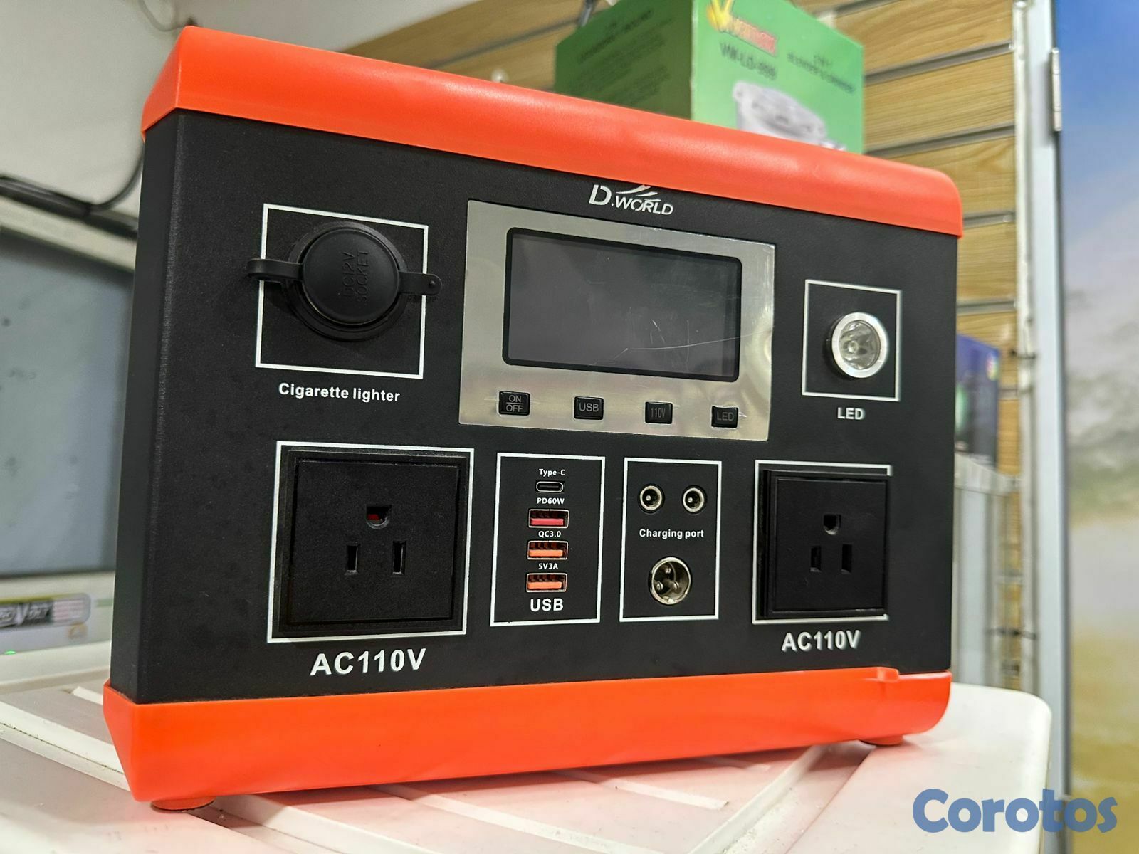 plantas e inversores - INVERSOR PORTATIL 500WATTS - JACOBO SOLAR