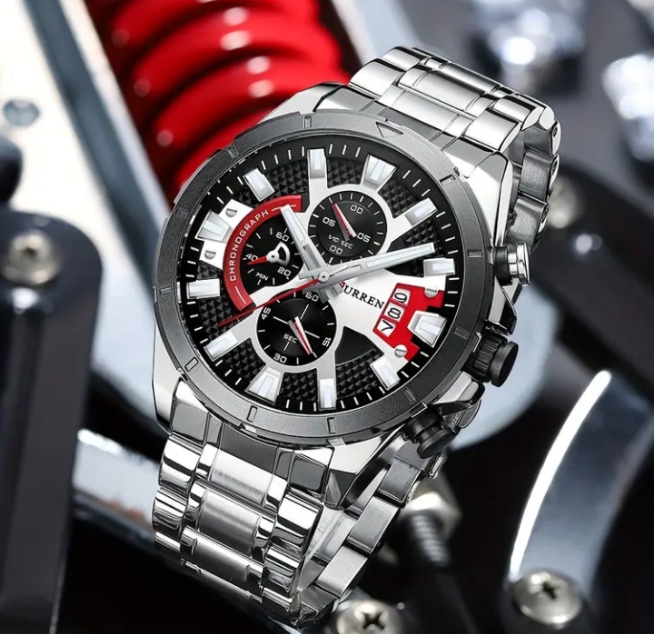 joyas, relojes y accesorios - Elegantes relojes CURREN, Nuevos 3