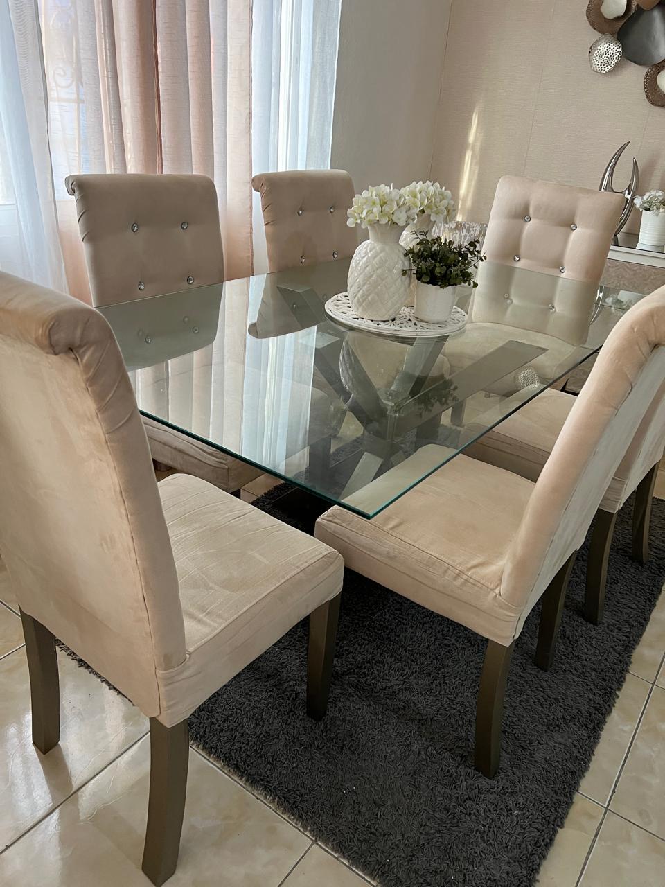 muebles y colchones - Comedor 6 sillas 1