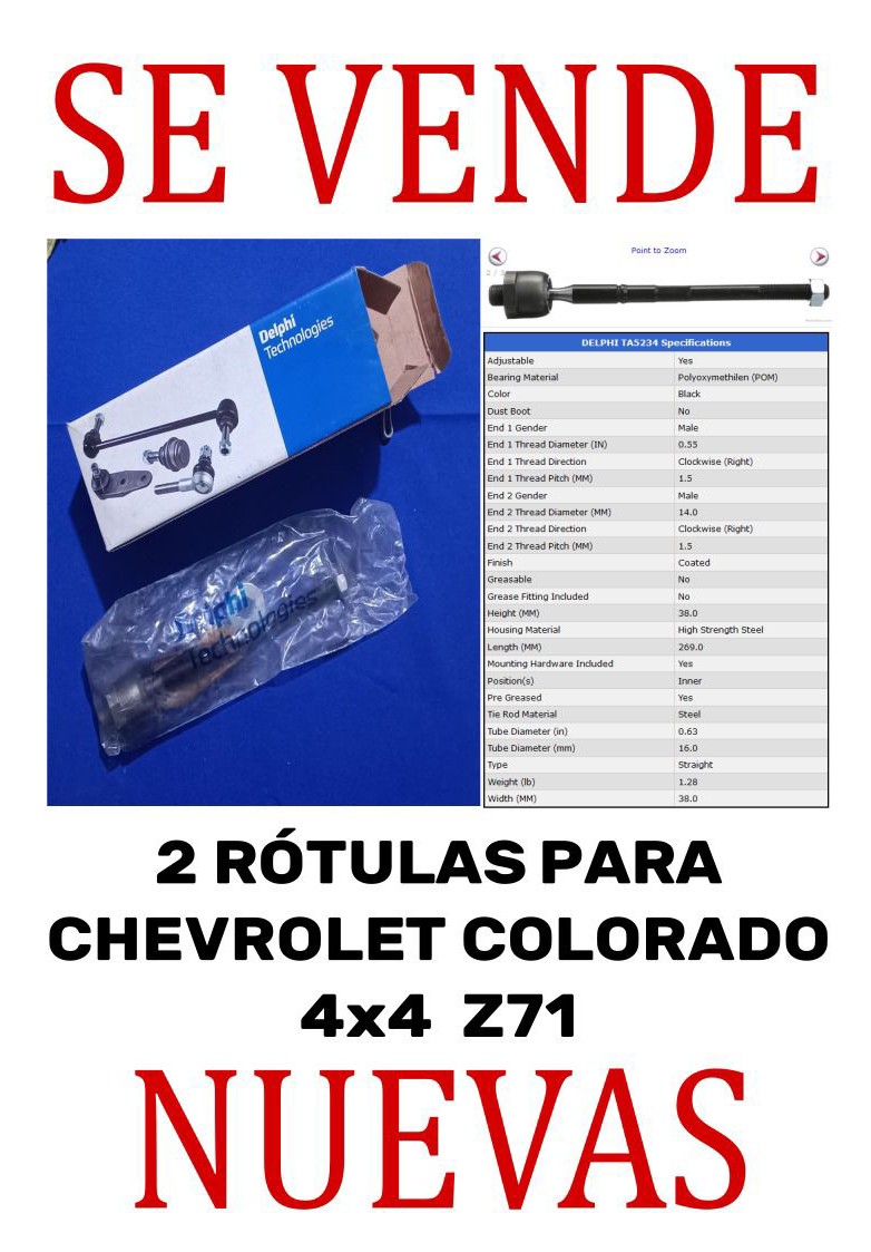 repuestos - Rotulas para Chevrolet Colorado 2005 - 2012 0