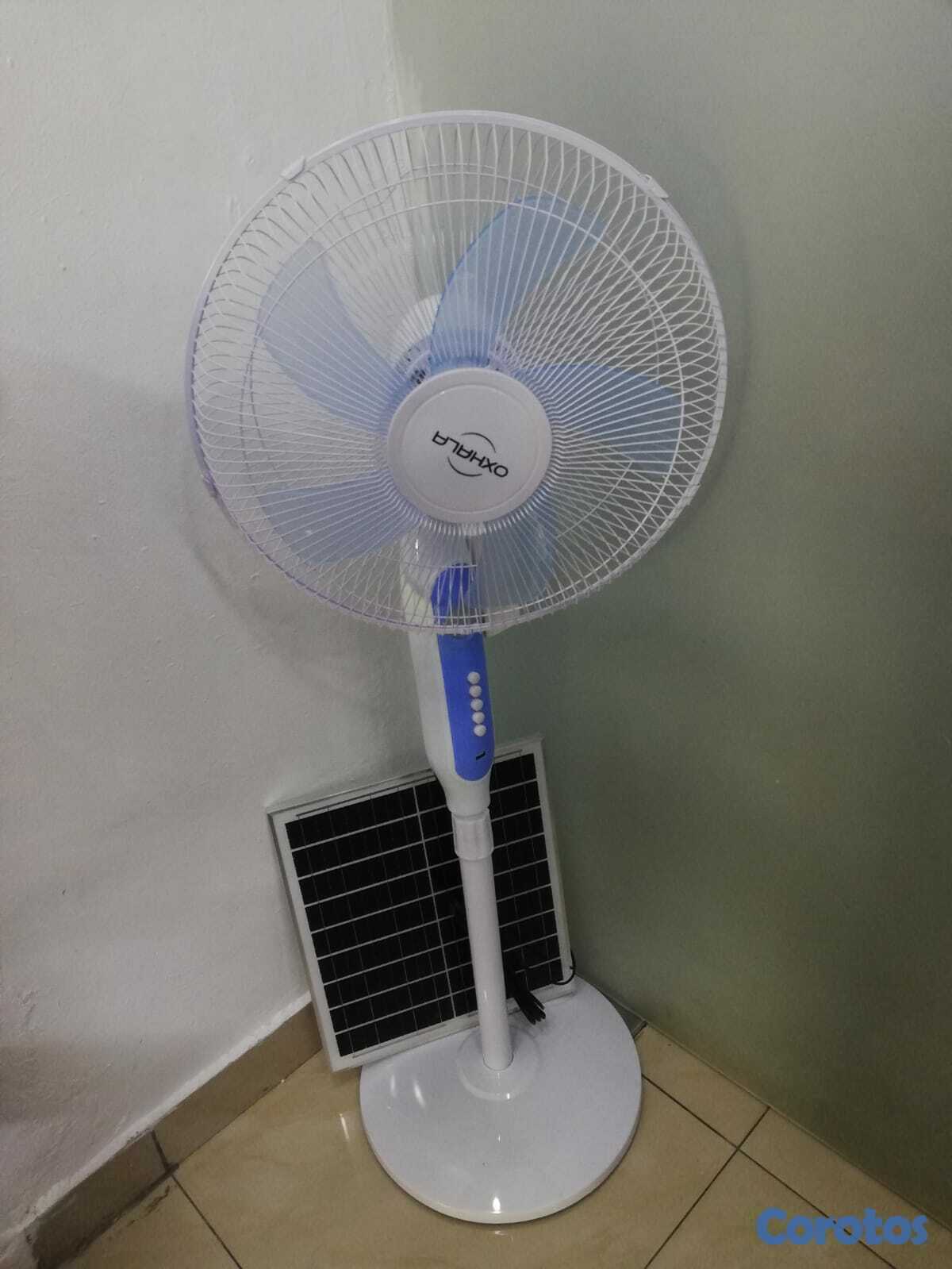 aires acondicionados y abanicos - Abanico Solar Recargable OXHALA SLP-2 Portátil 3