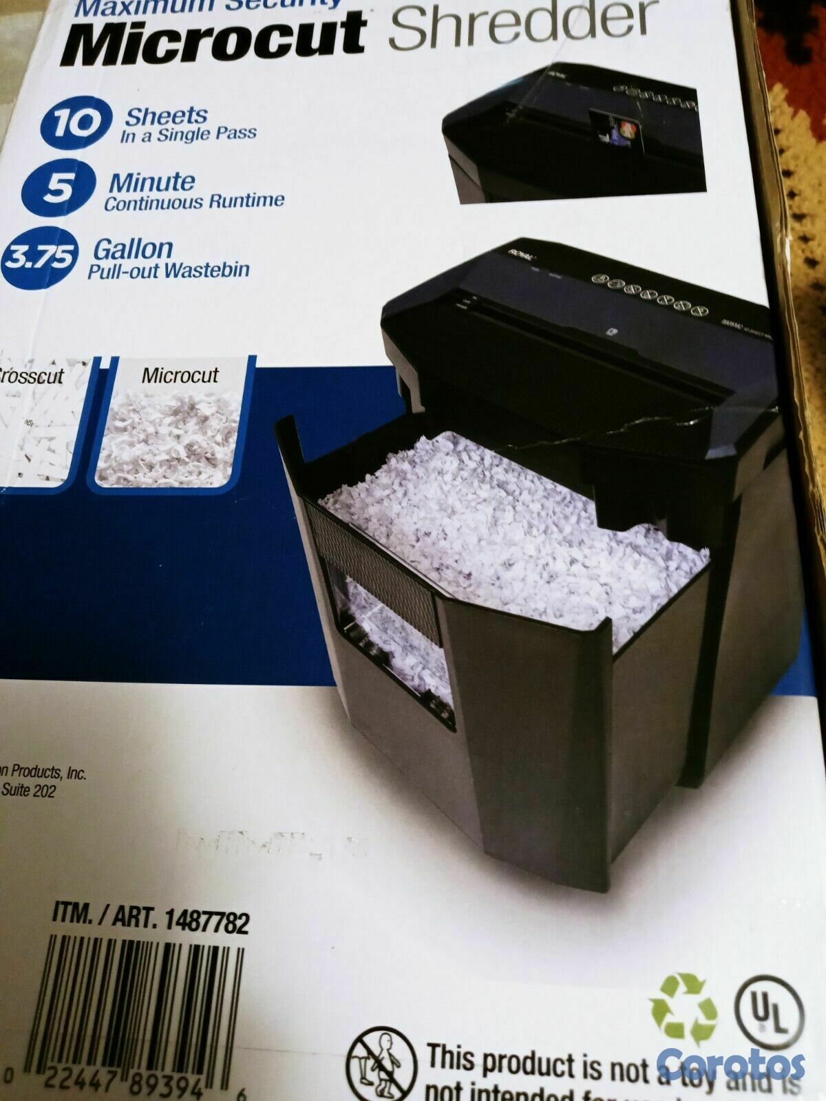 impresoras y scanners - TRITURADORA DE PAPEL ROYAL 1005MC, 10 HOJAS a la v 2