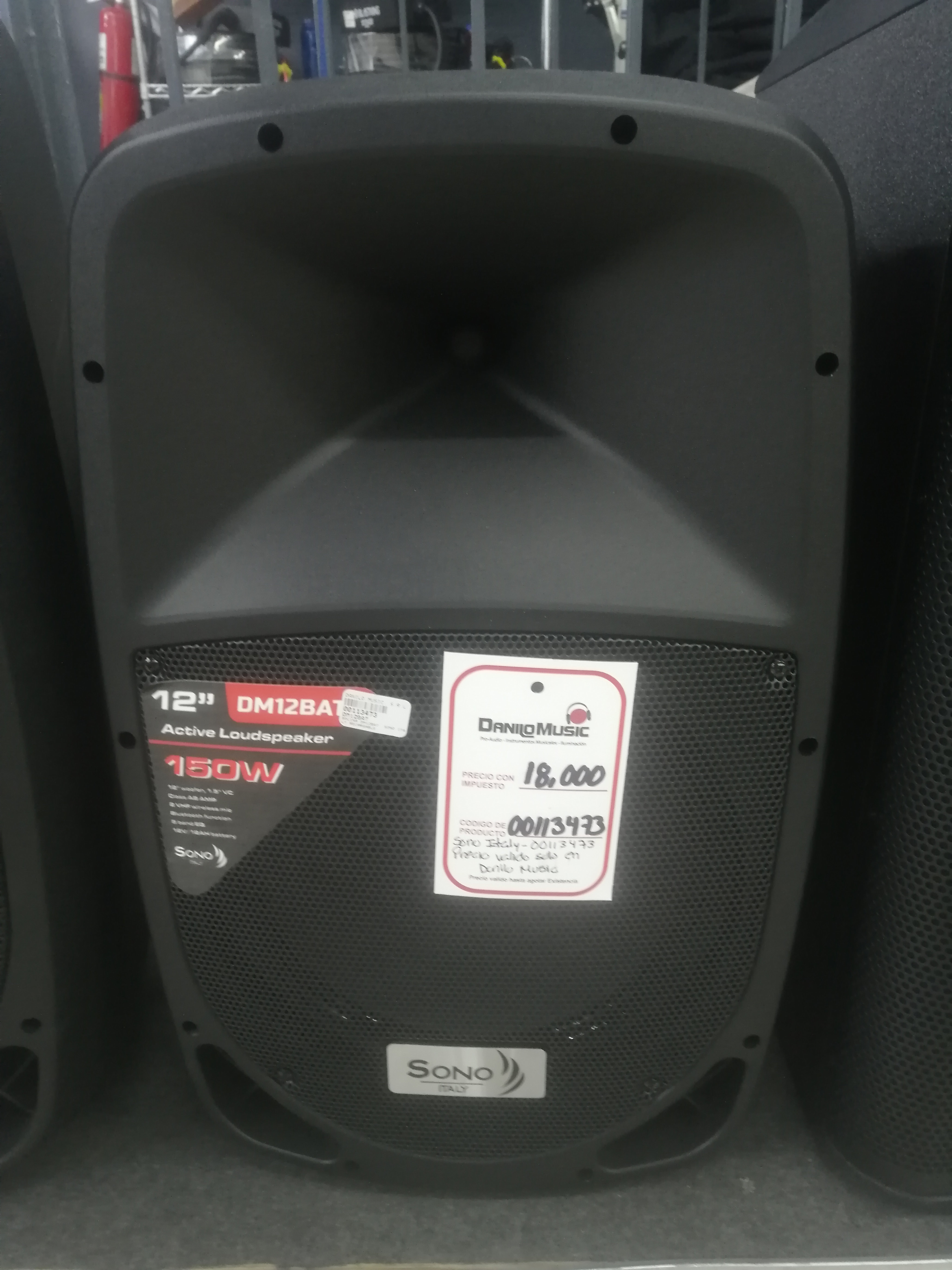 otros electronicos - Bocina Sono Italy de 12' 150 watts Recargable. (Nueva)  3