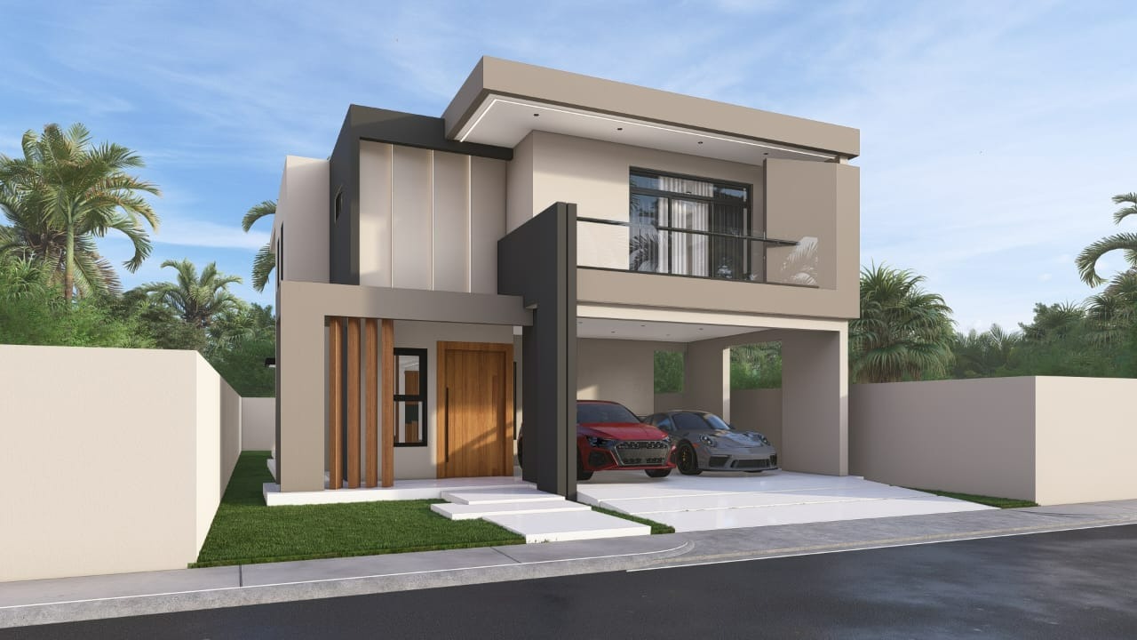 casas - Hermosa Casa en Proyecto Cerrado -Tamboril 1