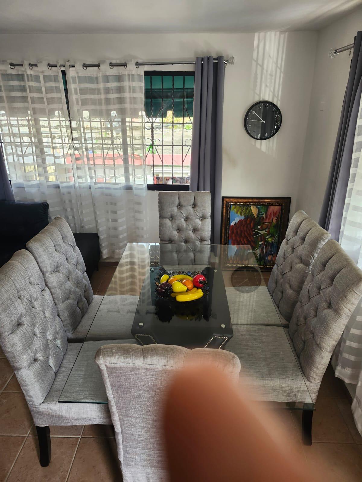 muebles y colchones - Comedor de 7 sillas 
