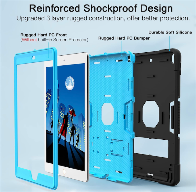 accesorios para electronica - Covers Para iPad 7ma,8va y 9na. Generación. Tamaño 10.2”  4