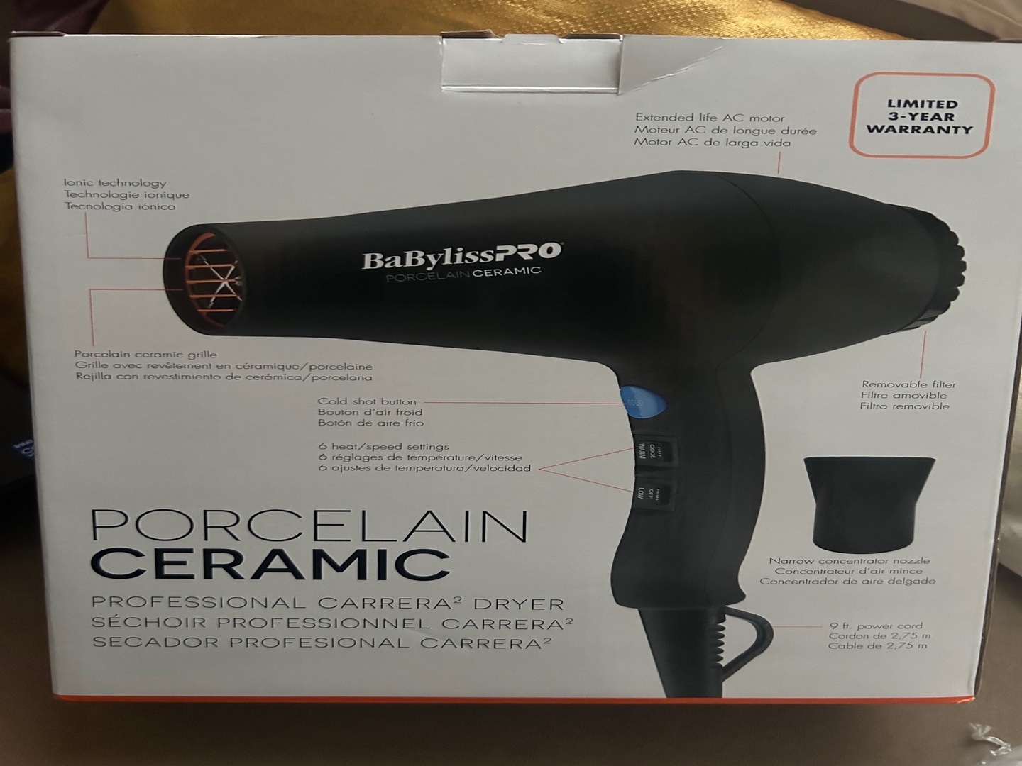 salud y belleza - Blower baby liss profesional totalmente nuevo  1
